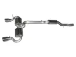 Bull-X 3" Y-Style ECE exhaust system for Audi TT 8N 1.8T quattro 225 PS