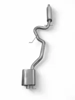 HG Motorsport Bull-X 3" exhaust system for Škoda Octavia II and VW Jetta III/IV