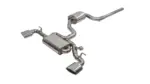 EGO-X 3" exhaust system for VW Golf 7 GTI FL 245 PS, Seat Leon Cupra 300