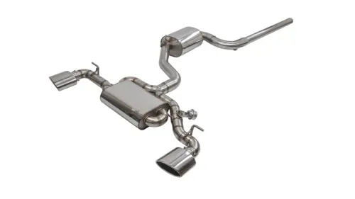 EGO-X 3" exhaust system for VW Golf 7 GTI FL 245 PS, Seat Leon Cupra 300