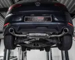 EGO-X 3" exhaust system for VW Golf 7 GTI FL 245 PS, Seat Leon Cupra 300