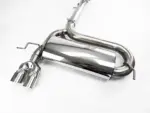 Bull-X 3" valved exhaust system for Audi S3 8L quattro 210/225 PS