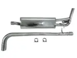 Bull-X 2" valved exhaust system for VW Up GTI 115 PS