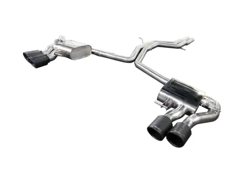 EGO-X exhaust system 2x/4x 63.5 mm ECE for Audi S4/S5 B9 quattro 354 PS