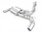 EGO-X 3.5" exhaust system for Audi S3 8V facelift OPF 300 PS