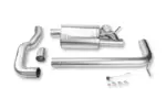 EGO-X 3" exhaust system for Audi A1 GB 40 TFSI and Polo GTI AW 207 PS with ECE