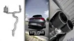 EGO-X ispušni sustav 3,5" s zaklopkom ECE za Golf 8 R Variant i Cupra Leon KL ST 4WD