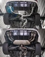 EGO-X 3.5" exhaust system for Cupra Ateca facelift 300 PS (with ECE)