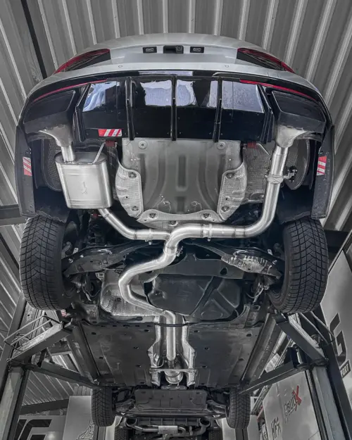 EGO-X 3.5" exhaust system for Škoda Octavia RS NX 245/265 with ECE