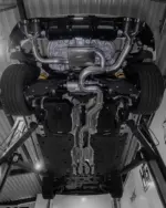 EGO-X 3.5" exhaust system for VW Golf 8 R (CD1), export version without ECE