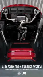 EGO-X ispušni sustav 3,5" ECE za Audi S3 8Y 310 KS Sportback / limuzinu