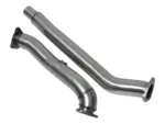 Bull-X 2.75" downpipe with catalytic converter and DPF replacement pipe for Audi A6 C6 2.7–3.0 TDI