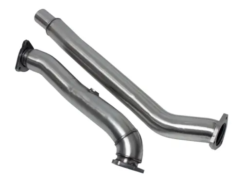 Bull-X 2.75" downpipe with catalytic converter and DPF replacement pipe for Audi A6 C6 2.7–3.0 TDI