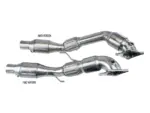Bull-X downpipe 3.5"/89 mm for VAG 1.8–2.0 T(F)SI (Golf V, A3 8P)