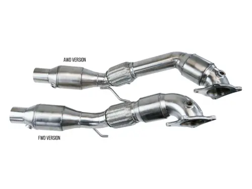 Bull-X downpipe 3.5"/89 mm for VAG 1.8–2.0 T(F)SI (Golf V, A3 8P)