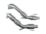 Bull-X downpipe 3.5"/89 mm for Audi TT 8J 1.8–2.0 TFSI with ECE