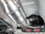 Bull-X downpipe 3.5"/89 mm for Audi TT 8J 1.8–2.0 TFSI with ECE