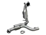 Bull-X 3" downpipe for Mercedes A200/A250 W176, CLA200/CLA250 C117