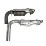 Bull-X 3" downpipe for Mercedes A200/A250 W176, CLA200/CLA250 C117