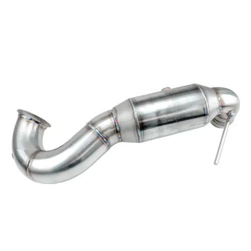 Bull-X 3.5" downpipe for Mercedes-AMG A45 W176, CLA45 C117, GLA45 X156