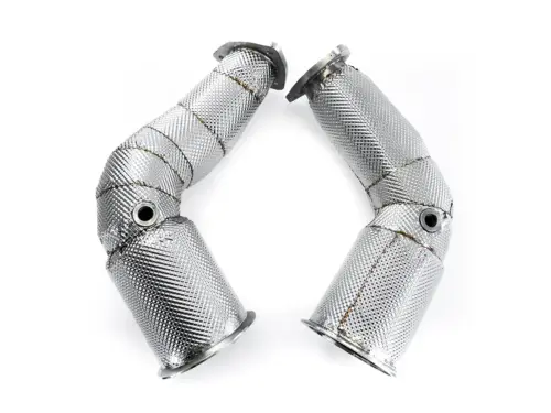 Bull-X 121–101 mm downpipe for Audi RS4/RS5 B9 quattro 450 PS