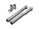 Bull-X catalyst replacement pipe 2.75" for Audi RS3 8V, TT RS 8S quattro 367/400 PS