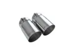 Bull-X Typ 9 Sharp 2x76 mm stainless steel exhaust tips