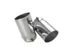 Bull-X Typ 9 Sharp 2x76 mm stainless steel exhaust tips