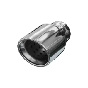Bull-X Type 2 rolled-edge exhaust tips, 80–114 mm, 64/76 mm connection