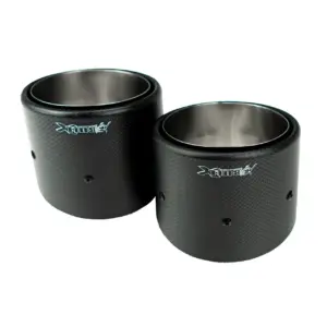 Bull-X Carbon exhaust tips 2x114 mm for Hyundai i30 N III (PD) Performance
