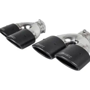 Bull-X Type 14 Carbon oval offset exhaust tips 2x225x70