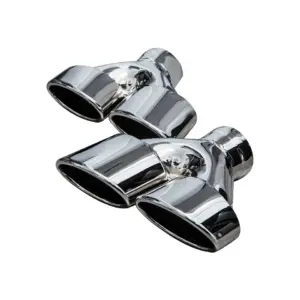 Bull-X Y-Style Typ 14 oval angled exhaust tips 2x225x70