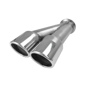 HG Motorsport exhaust tips 2x80 mm for VW Polo 6R GTI / Audi A1 S-Line