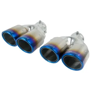 Bull-X Y-Style type 19 titanium exhaust tips, 4 × 101 mm (2 × 76 mm connection)