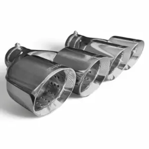 Bull-X Y-Style Typ 5 CK-Style exhaust tips, 2x76 mm