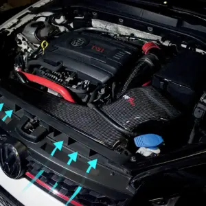 HFI Gen.3 carbon air intake system for VAG 2.0 TDI EA288 (Golf 7, A3 8V)