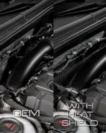 HG Motorsport heat shield for 2.5 TFSI Audi RS3 8V/8Y, TTRS 8S 400 PS