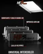 HF-Series universal intercooler HFT 540 x 140 x 65 mm