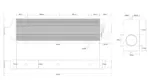 HF-Series universal intercooler HFT 540 x 140 x 65 mm