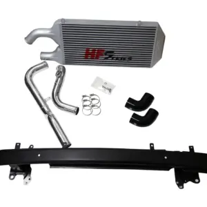 HF-Series intercooler kit 540×280×40 mm for VW Polo 9N3 1.8T GTI