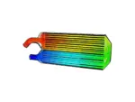 HF-Series intercooler kit 540×280×40 mm for VW Polo 9N3 1.8T GTI