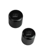 HG Motorsport poklopci priključaka klime, crni, za R134a/R1234yf