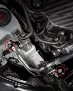 HG Motorsport poklopci priključaka klime, crni, za R134a/R1234yf