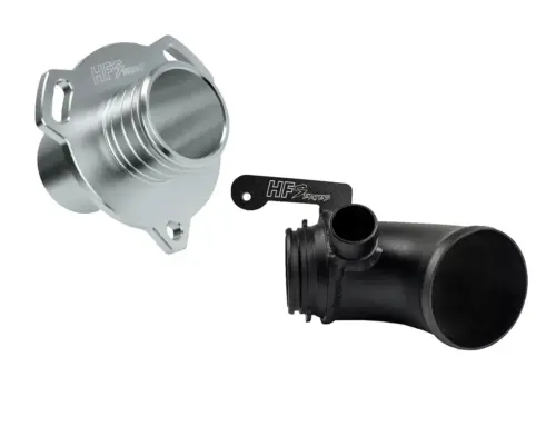 HG Motorsport turbo inlet / outlet pipe set for VAG 1.8–2.0 TSI EA888 Gen.3 (Golf 7 GTI, S3 8V)