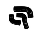 HG Motorsport silicone hose kit for VW Golf 2 GTI G60 Rallye PG (89–91), 160 PS