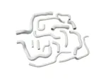 HG Motorsport silicone coolant hose kit for VAG 1.4 TSI 180 PS (Polo 6R GTI, Ibiza 6J Cupra)
