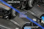 HG Motorsport coolant hoses under airbox for VAG 1.8–2.0 TSI EA888 Gen.3 (Golf 7)