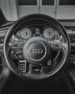 HG Motorsport »HG-Design« shift paddles for Audi A3 8P, A4 B7/B8, A5 B8, A6/A7 4G, TT 8J
