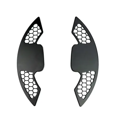 HG Motorsport shift paddles, honeycomb design, for VW Golf 8 GTI/Clubsport 245/300 PS