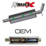 Bull-X zamjena rezonatora za VW Golf 8 GTI/Clubsport 245/300 KS (65 mm)
